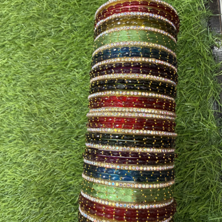 Raindrop multicolour two hand complete set