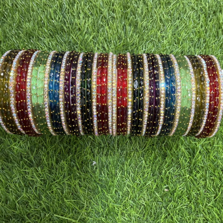 Raindrop multicolour two hand complete set