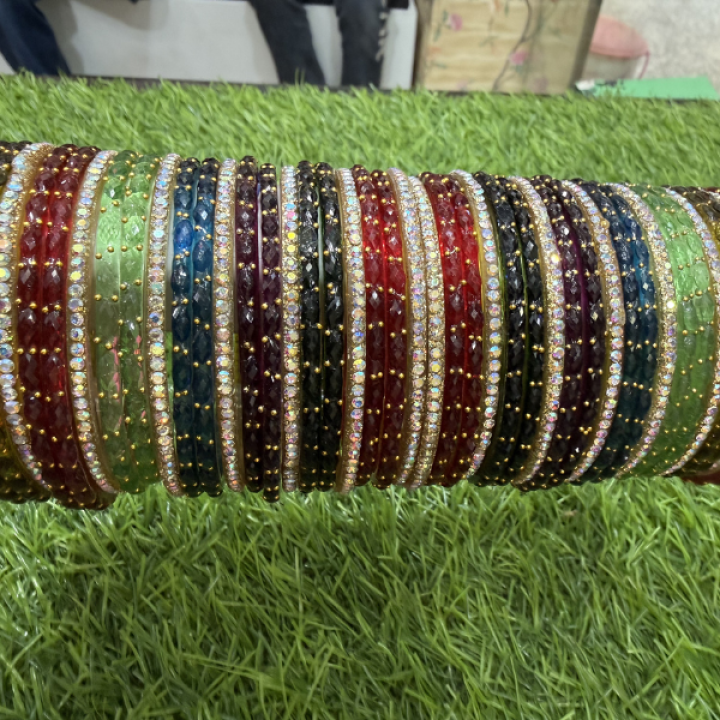 Raindrop multicolour two hand complete set